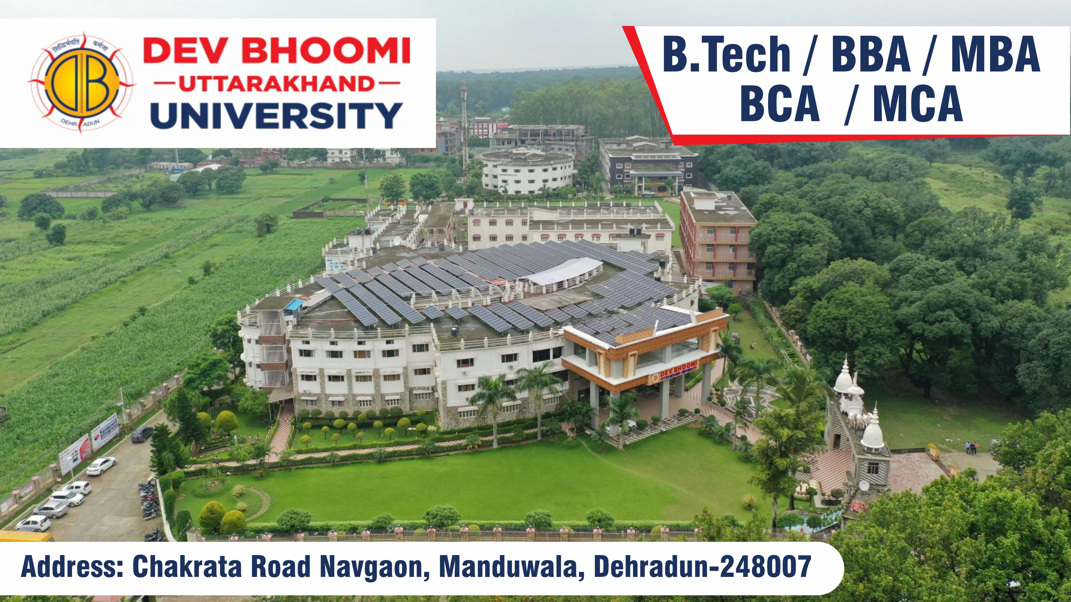 out side view of Dev Bhoomi Global University, Dehradun